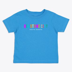 Big Stone City South Dakota Color Pop Toddler T-Shirt