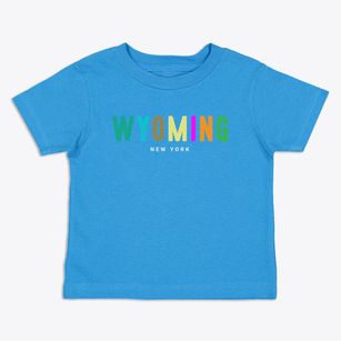 Wyoming New York Color Pop Toddler T-Shirt