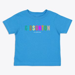 Gibsonton Florida Color Pop Toddler T-Shirt