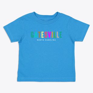 Gatesville North Carolina Color Pop Toddler T-Shirt