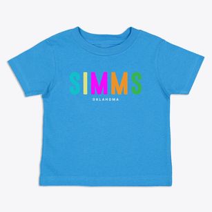 Simms Oklahoma Color Pop Toddler T-Shirt