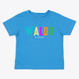Waldo Alabama Color Pop Toddler T-Shirt