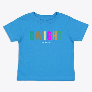 Dwight Kansas Color Pop Toddler T-Shirt