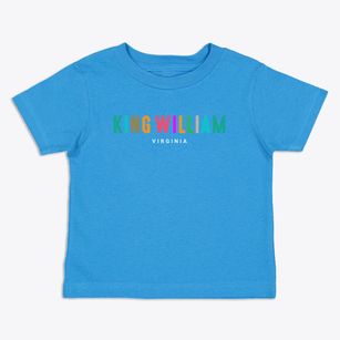 King William Virginia Color Pop Toddler T-Shirt