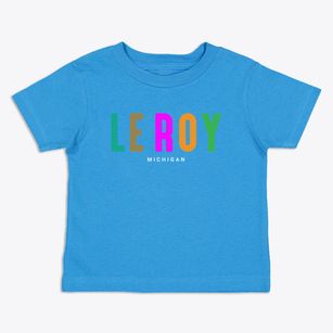 Le Roy Michigan Color Pop Toddler T-Shirt