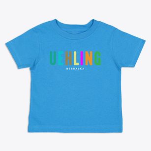 Uehling Nebraska Color Pop Toddler T-Shirt
