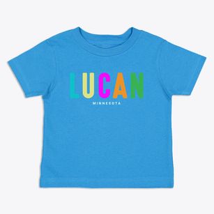 Lucan Minnesota Color Pop Toddler T-Shirt