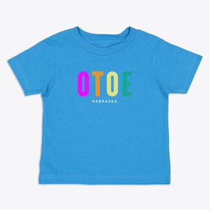 Otoe Nebraska Color Pop Toddler T-Shirt