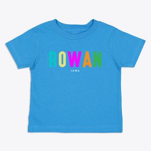 Rowan Iowa Color Pop Toddler T-Shirt