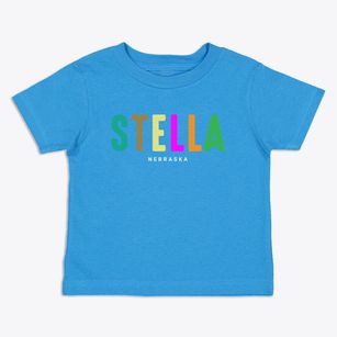 Stella Nebraska Color Pop Toddler T-Shirt