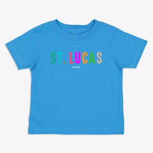 St. Lucas Iowa Color Pop Toddler T-Shirt