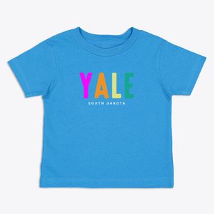 Yale South Dakota Color Pop Toddler T-Shirt