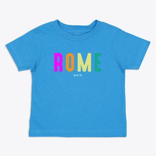 Rome Ohio Color Pop Toddler T-Shirt