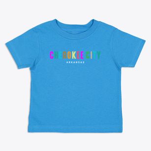 Cherokee City Arkansas Color Pop Toddler T-Shirt