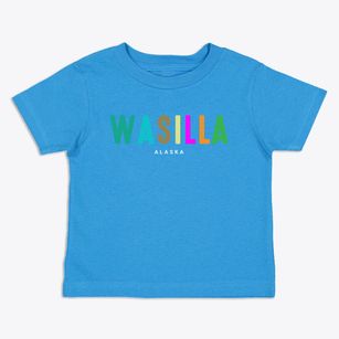 Wasilla Alaska Color Pop Toddler T-Shirt