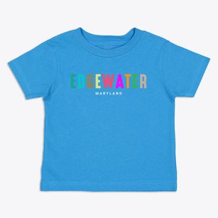 Edgewater Maryland Color Pop Toddler T-Shirt