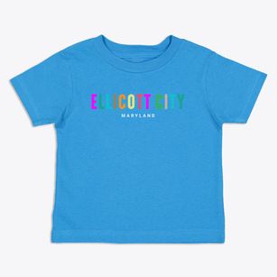 Ellicott City Maryland Color Pop Toddler T-Shirt