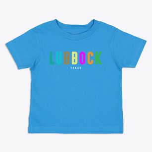 Lubbock Texas Color Pop Toddler T-Shirt
