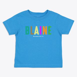 Blaine Minnesota Color Pop Toddler T-Shirt