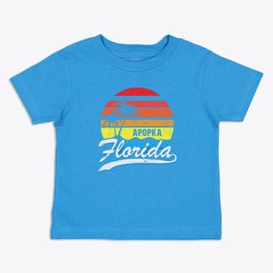 Apopka Florida Palm Tree Sunset Toddler T-Shirt