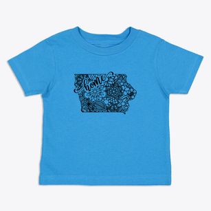  Iowa Mandala Toddler T-Shirt