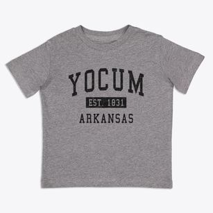 Yocum Arkansas Classic Established Toddler T-Shirt