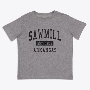 Sawmill Arkansas Classic Established Toddler T-Shirt