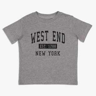 West End New York Classic Established Toddler T-Shirt