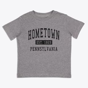 Hometown Pennsylvania Classic Established Toddler T-Shirt