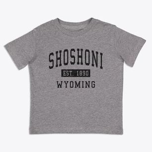 Shoshoni Wyoming Classic Established Toddler T-Shirt