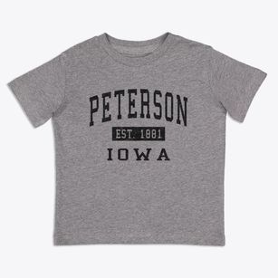 Peterson Iowa Classic Established Toddler T-Shirt