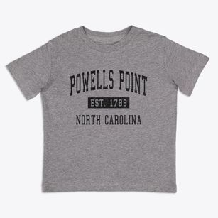 Powells Point North Carolina Classic Established Toddler T-Shirt