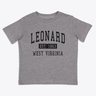Leonard West Virginia Classic Established Toddler T-Shirt