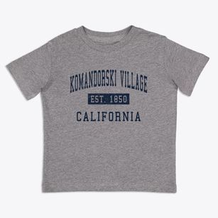 Komandorski Village California Classic Established Toddler T-Shirt