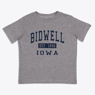 Bidwell Iowa Classic Established Toddler T-Shirt