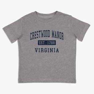 Crestwood Manor Virginia Classic Established Toddler T-Shirt