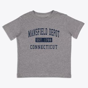 Mansfield Depot Connecticut Classic Established Toddler T-Shirt