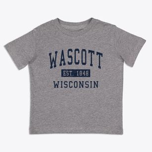 Wascott Wisconsin Classic Established Toddler T-Shirt
