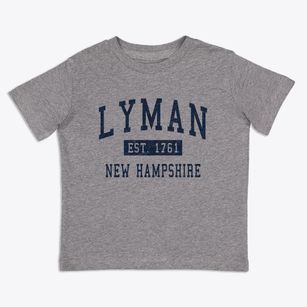 Lyman New Hampshire Classic Established Toddler T-Shirt