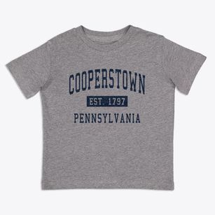 Cooperstown Pennsylvania Classic Established Toddler T-Shirt