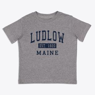 Ludlow Maine Classic Established Toddler T-Shirt