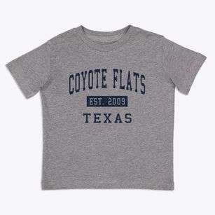 Coyote Flats Texas Classic Established Toddler T-Shirt