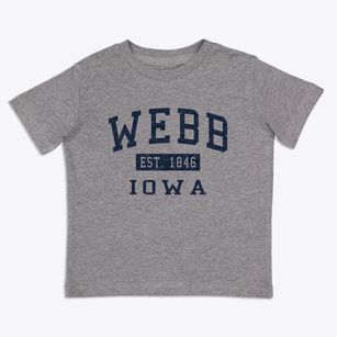 Webb Iowa Classic Established Toddler T-Shirt