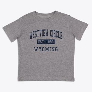 Westview Circle Wyoming Classic Established Toddler T-Shirt