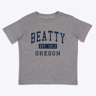 Beatty Oregon Classic Established Toddler T-Shirt