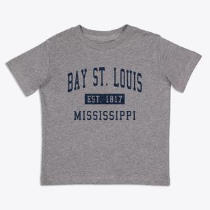 Bay St. Louis Mississippi Classic Established Toddler T-Shirt