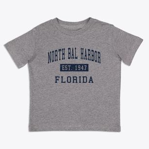 North Bal Harbor Florida Classic Established Toddler T-Shirt