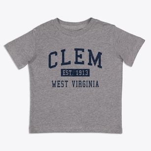 Clem West Virginia Classic Established Toddler T-Shirt