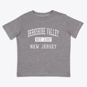 Berkshire Valley New Jersey Classic Established Toddler T-Shirt