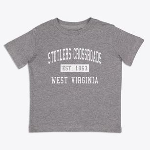 Stotlers Crossroads West Virginia Classic Established Toddler T-Shirt